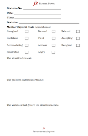 Decision Journal